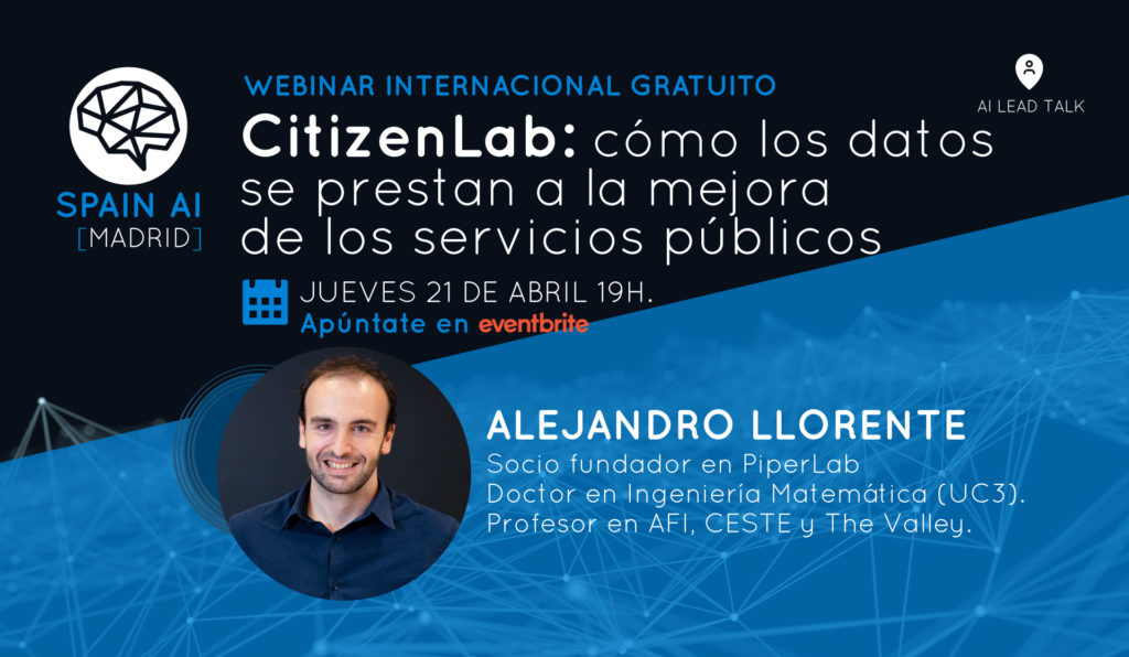 Webinar AI Talk: CitizenLab: datos para la mejora de los servicios públicos